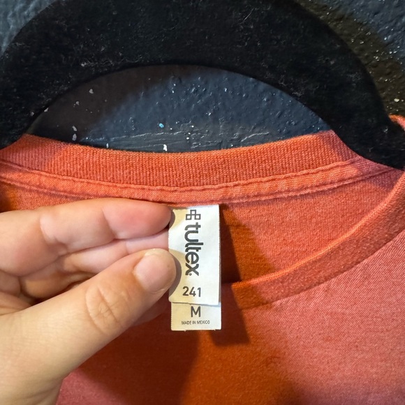 Women’s Tultex Orange Cute Ghost Short Sleeve Shirt Size Medium - Picture 2 of 3